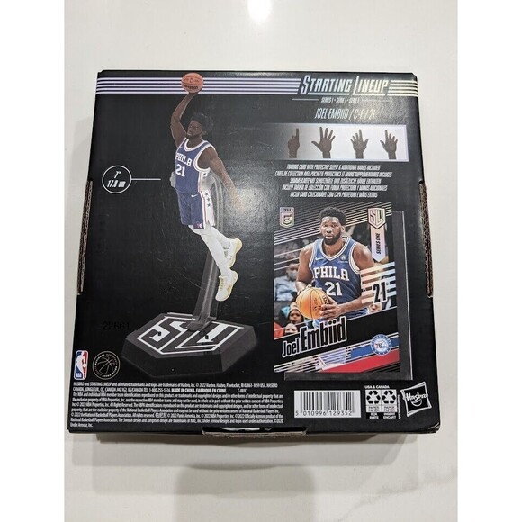 Hasbro 2022 Starting Lineup Series 1 Joel Embiid Action Figure NIB - Picture 2 of 4